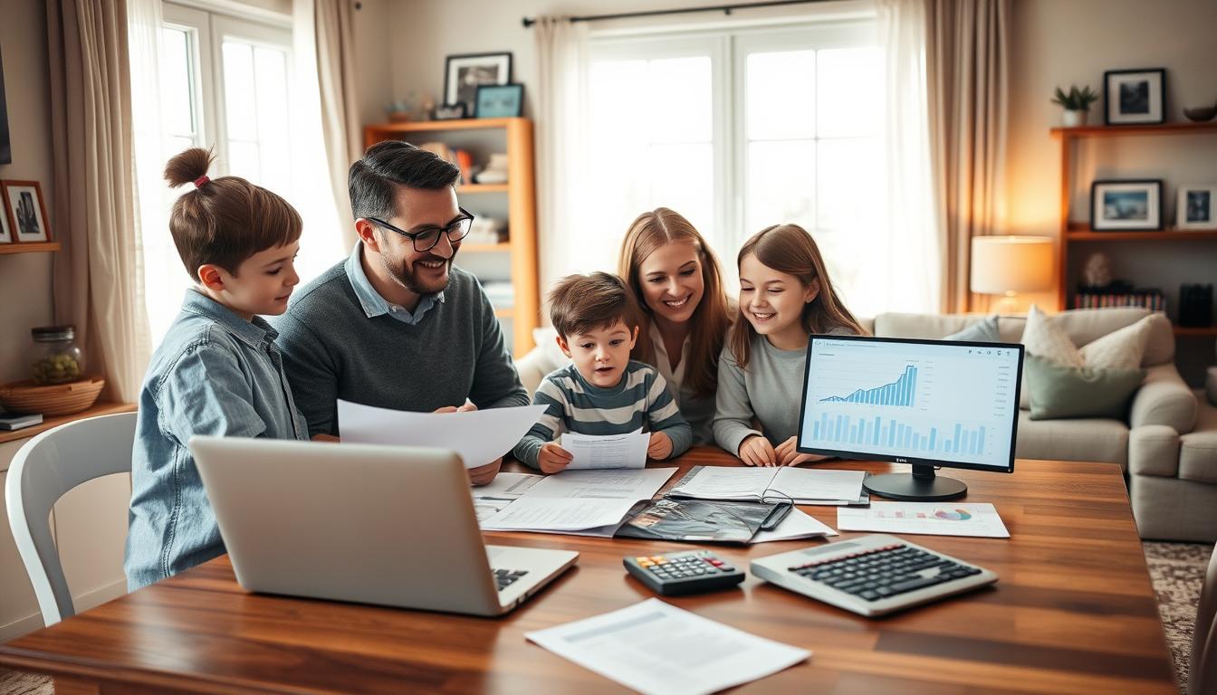 benefícios sociais e renda familiar