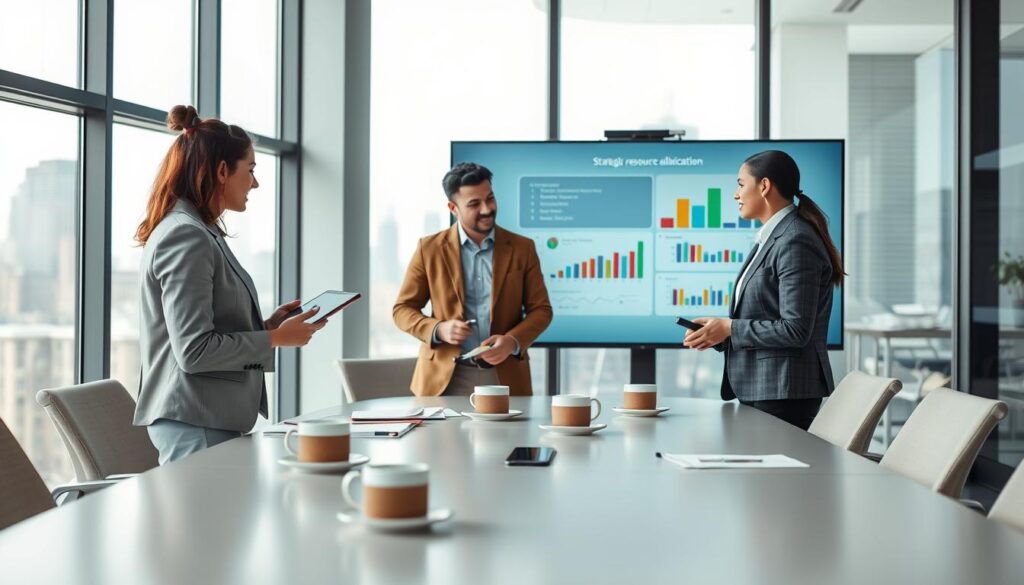 alocação de recursos