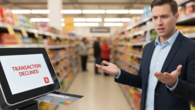 compra recusada cartão de crédito