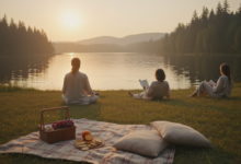 Lugares para relaxar na natureza