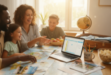planejamento de viagem em família