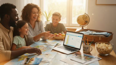 planejamento de viagem em família